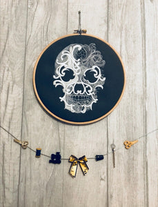 Creepy Lace Skull